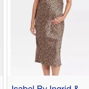 Isabel Maternity by Ingrid & Isabel Animal Print Pencil Skirt